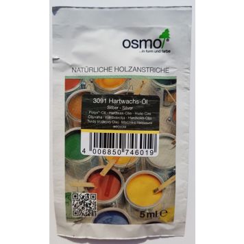 Õlivaha Polyx tester toonitud Osmo 3091 hõbe 5 ml