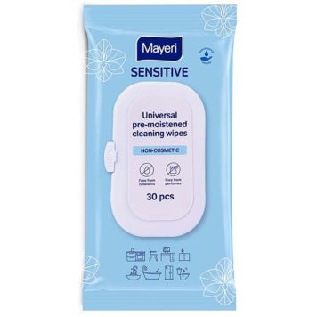 Puhastuslapid Mayeri Sensitive 30 tk/pk