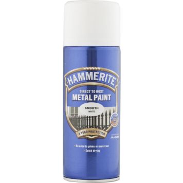 Metallivärv Hammerite Smooth valge 400 ml
