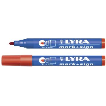 Marker ümara otsaga punane