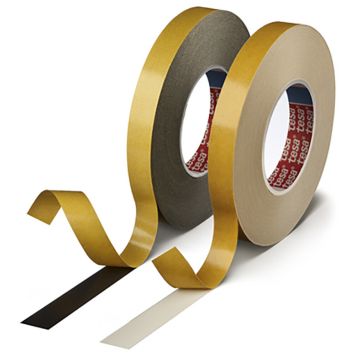 Kahepoolne teip tesa® PE-vahtalusel valge 25 m x 19 mm