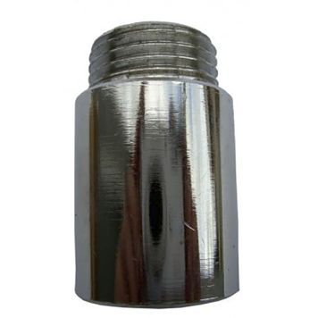 Kraanijätk 1/2" x 10 mm kroomitud