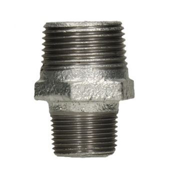 Ahenev kaksiknippel tsink 1" x 1"