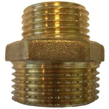 Ahenev kaksiknippel 1/2" x 1"