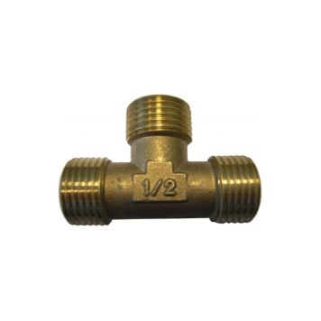 Messing kolmik 1/2" VK