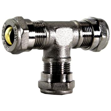 Surveliitmiku kolmik kroomitud 10 mm