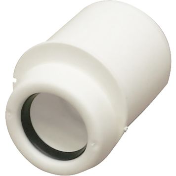 Üleminek muhvile lühike Pipelife PP-HT 40 x 32 mm S14 valge