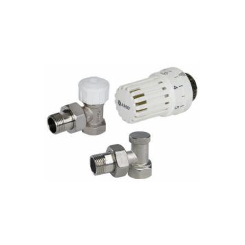 Radiaatori ventiilide komplekt termopeaga Arco nurk