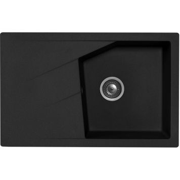 Köögivalamu Aqualine XLinea Plus 78 x 50 cm must