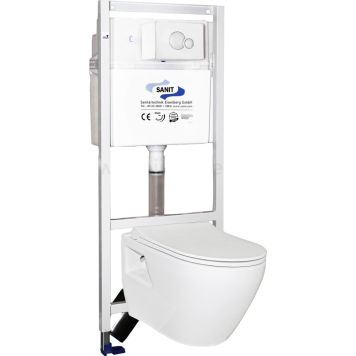 Seinapealne WC komplekt Sanit OBT