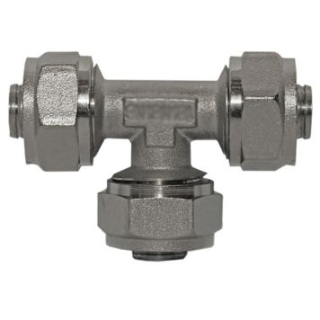 Kolmikliitmik Aqua Rubinetterie AL-PEX torule 25 x 20 x 25 mm