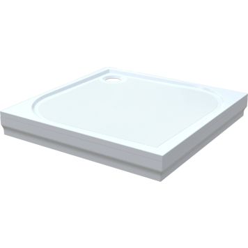 Dušialus Aqualine Noris kivimass 80 x 80 cm kandiline