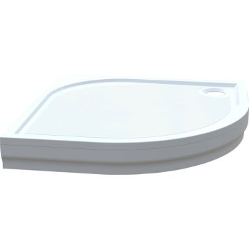 Dušialus Aqualine Noris kivimass 90 x 90 cm kumer