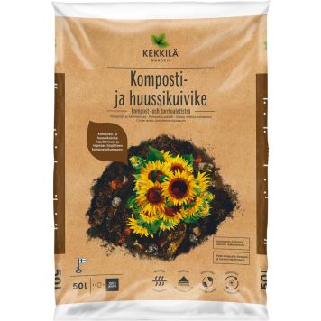 Komposti- ja käimlaturvas Kekkilä 50 l