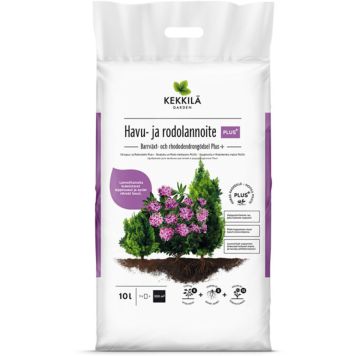 Okaspuu- ja rodoväetis Kekkilä PLUS+ 10 l