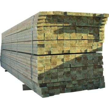 Immutatud saetud pruss H3 roheline 50 x 100 x 3000 mm