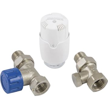 Radiaatori ventiilide komplekt 1/2" sirge