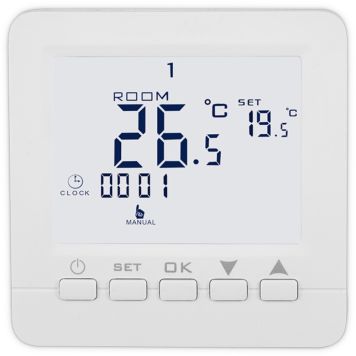 Põrandakütte termostaat Node Basic Plus valge