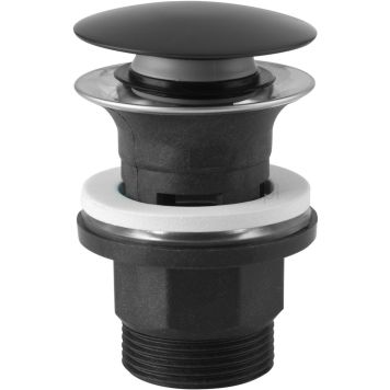 Põhjaklapp Ferro Click-clack G5/4 must ülevooluga