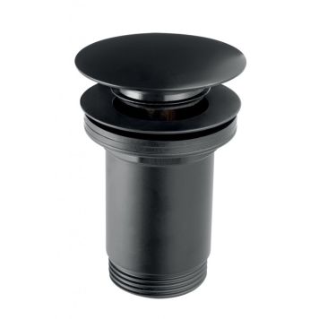 Põhjaklapp Ferro Rotondo Click-clack G5/4 must ülevooluta