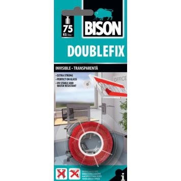 Kleeplint Bison Doublefix Invisible 1,5 m x 19 mm