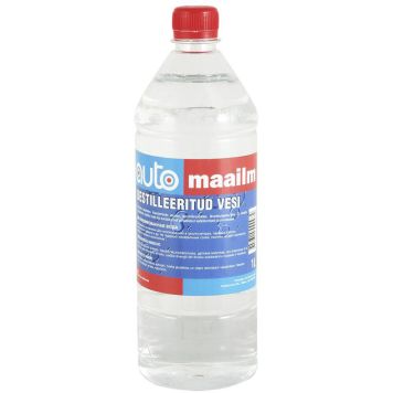 Destilleeritud vesi 1 l