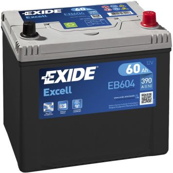Autoaku Exide Excell 60 Ah 390 A -+
