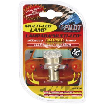 Multi-LED pirn BAY15D 21/5 W