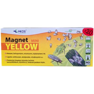 Liimpüünis Holding Invest Magnet Yellow mini 20 tk