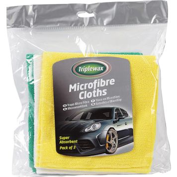 Mikrofiiber lapid Triplewax 3 tk