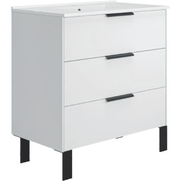 Valamukapp valamuga Ordonez Alboran 80 cm matt valge