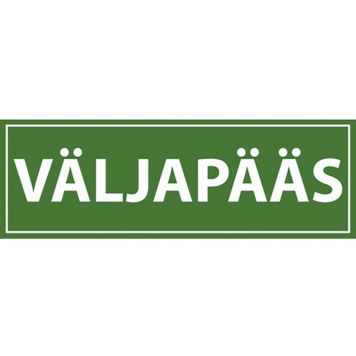 Kleebis "Väljapääs"