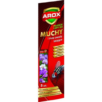 Kärbsepaber Arox lillemustriga 5 tk/pakis