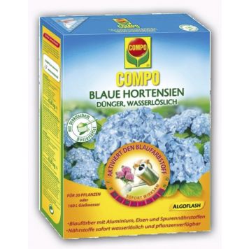 Sinise hortensia väetis