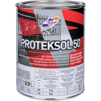 Kruntemailvärv Proteksol 50, roheline 0,9 l