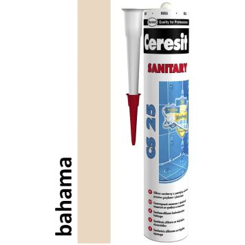 Sanitaarsilikoon Ceresit CS25 280 ml, Bahama 43