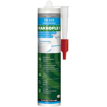 Sanitaarsilikoon Makroflex SA 102, värvitu 300 ml