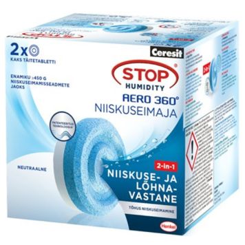 Täitetabletid niiskuseimajale Henkel Stop Humidity Aero 360°
