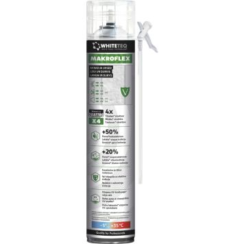 Montaaživaht Makroflex Whiteteq STD 750 ml