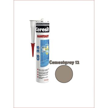 Sanitaarsilikoon Ceresit CS25 280 ml, Cementgrey 12