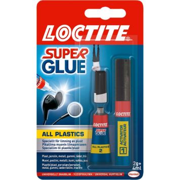 Kiirliim Loctite Super Attak All Plastic 2 g + 4 ml