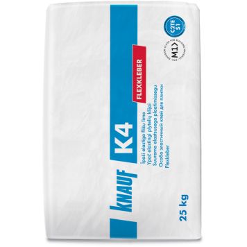 Elastne plaatimissegu Knauf K4 25 kg