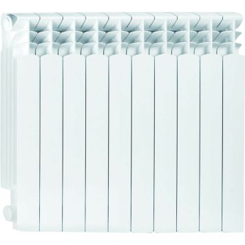 Alumiiniumradiaator KFA Armatura G 500 F/ 10 ribi valge