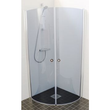 Dušinurk Nordium SK850H  85 x 85 cm suitsuklaas