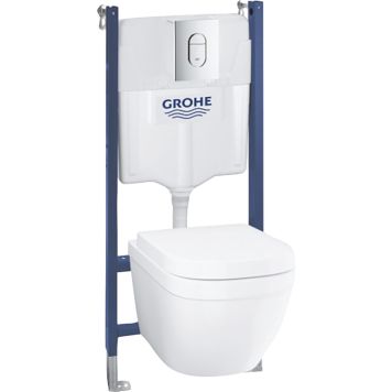 Seinapealne WC komplekt Grohe Solido 5 In 1 Euro Ceramic