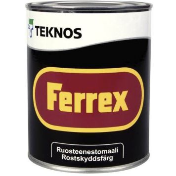 Korrosioonitõrjevärv Teknos Ferrex 1 l, punane