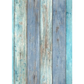 Fliistapeet Malibu Wood  10200-08, türkiis