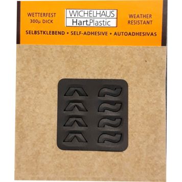 Märgid Wichelhaus HartPlastic must 15 mm