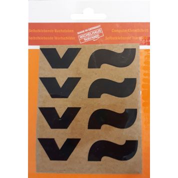 Märgid Wichelhaus HartPlastic must 100 mm