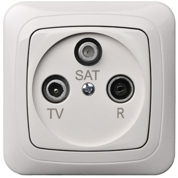 TV/RD/SAT pesa Alfa valge